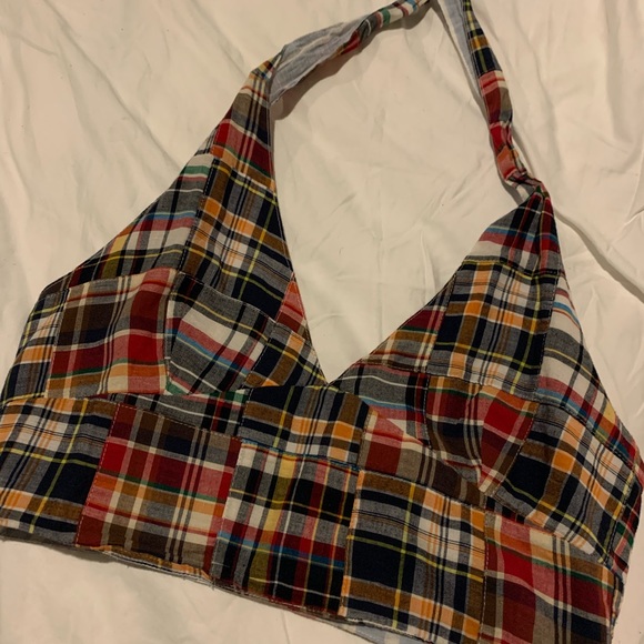 UO plaid halter top - Picture 2 of 3